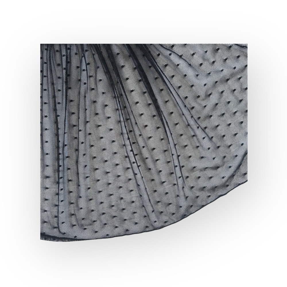 new LF Millau ๏ Floaty Net Maxi Skirt ๏ Polka Dot Lace Overlay ๏ Black ๏ XS - Picture 8 of 11